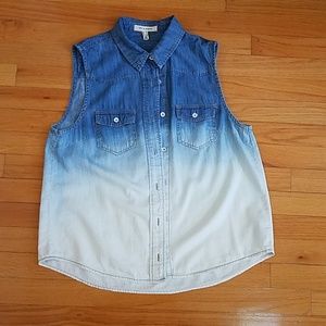 Life in Progress denim shirt sz medium